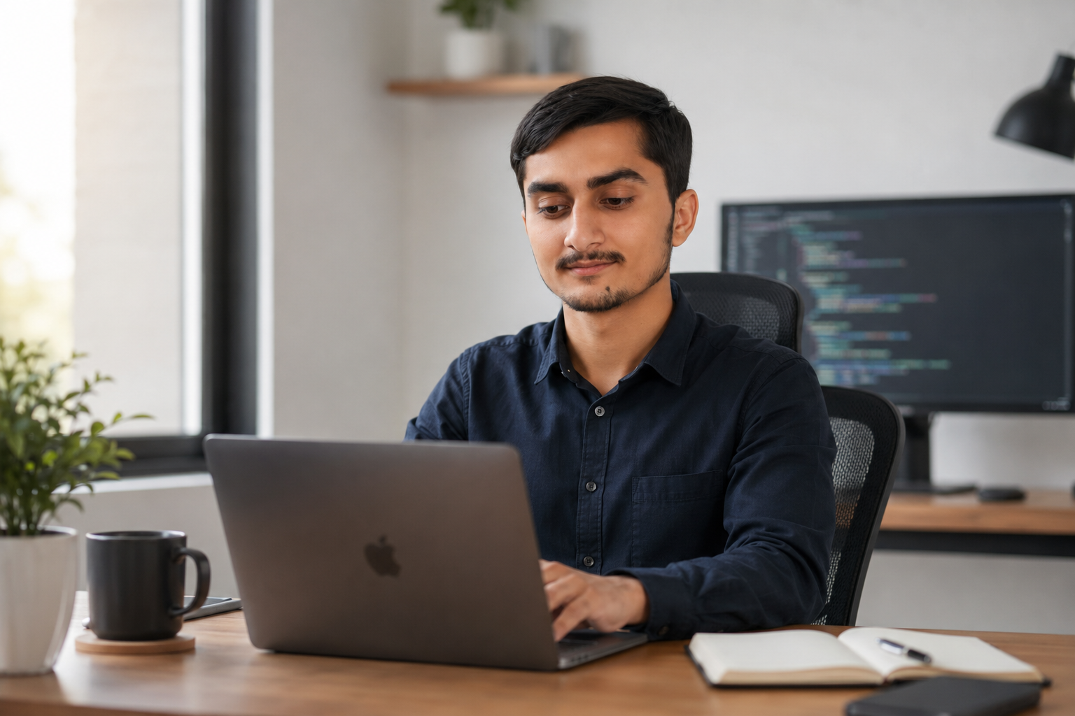 Muhammad Hassaan Saleh at work